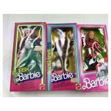 3 International Barbie Dolls