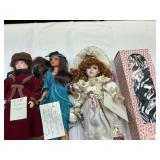 4 Collector Dolls