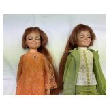 Two Vintage Chrissy Dolls