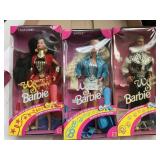 3 Assorted Barbie Dolls  Western Stampinï¿½