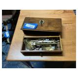 Vintage Jewelerï¿½s Scale with Wooden Box