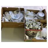 3 Boxes Fukagawa Landscape Dinnerware - Large Set
