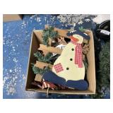 Box of Christmas items