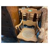 Wood rocking chair