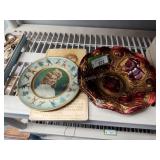 Dish, plate and plaque