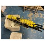 Portable beach volleyball net