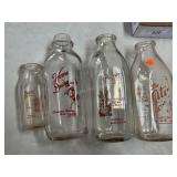 Vintage Milk Bottles  - Portage & Other