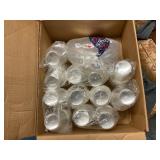 Plastic cups and plates