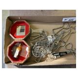 Vintage Bar Items and Coaster