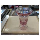 Set of Vintage Pink Swirl Glass goblets