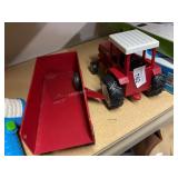 Toy tractor and wagon