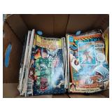 Box of assorted comic books