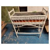 Wicker planter