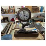 Vintage Art Deco Electric Figural Mantle Clock