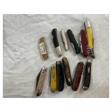 12 Pocket Knives