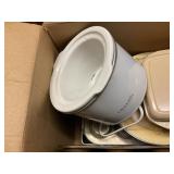 Crock pot, plates, pans , etc