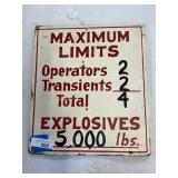 Vintage Sign - Railroad Ordnance