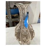 White Cinnabar Vase - As-Is