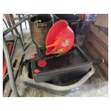 2 oil pans and 2 funnels