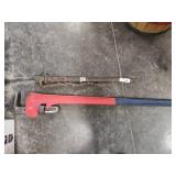 48on pipe wrench and chain wrench
