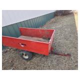 Toro dump lawn mower cart