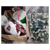 Christmas lights and clips