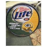 Miller Lite beer sign