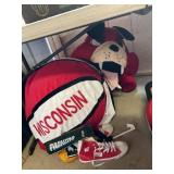 Wisconsin and packer sports items