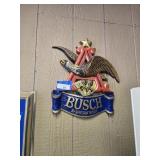 Busch Baverian beer sign