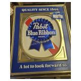 Past Blue Ribbon sign,  16x19 in