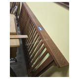 King size headboard and rails