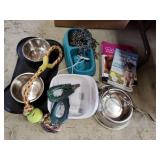 Lot of dog items