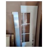 2 doors - window entry door and storm door