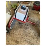 Lawn roller for weeds