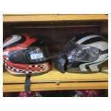2 helmets