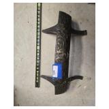 Cast iron wood stove foot rest