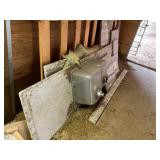 Granite countertop with sink