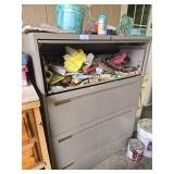 Cabinet with contents