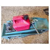 Car ramps, gas can and other
