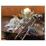 Lighting items and wall hanger