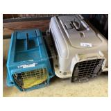 2 small pet carriers