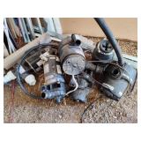 Group of pumps and waste disposals