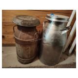 2 milk cans