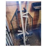 Tree stand and climbing sticks