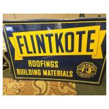 Flintkote metal sign