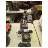 Vintage bank and other items