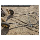 Snowmobile lift, homemade