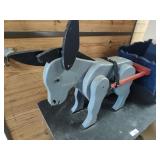 Donkey yard art