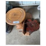 Clock, stand and shelf