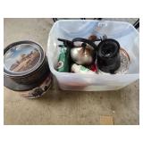 Tote of dishes and other